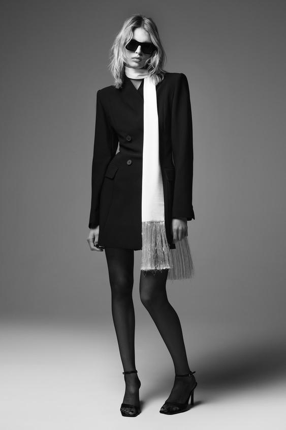 ZW COLLECTION BLAZER DRESS - Black by Zara - Image 0