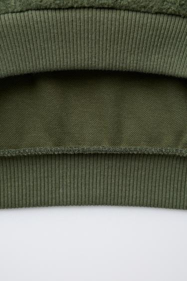 Zara MICKEY MOUSE © DISNEY FLEECE SWEATSHIRT - Khaki