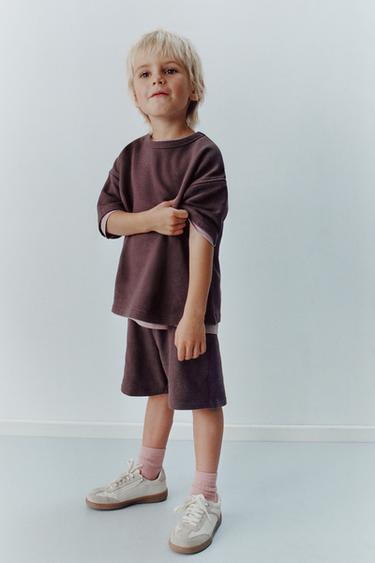 БАЗОВЫЙ КОМПЛЕКТ ДЛЯ ДЖОГГИНГА — ЦВЕТ БУРГУНДСКОГО ВИНА от Zara