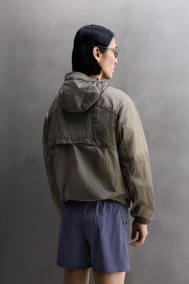 RUNNING WINDBREAKER JACKET - Grey by Zara - Image 2