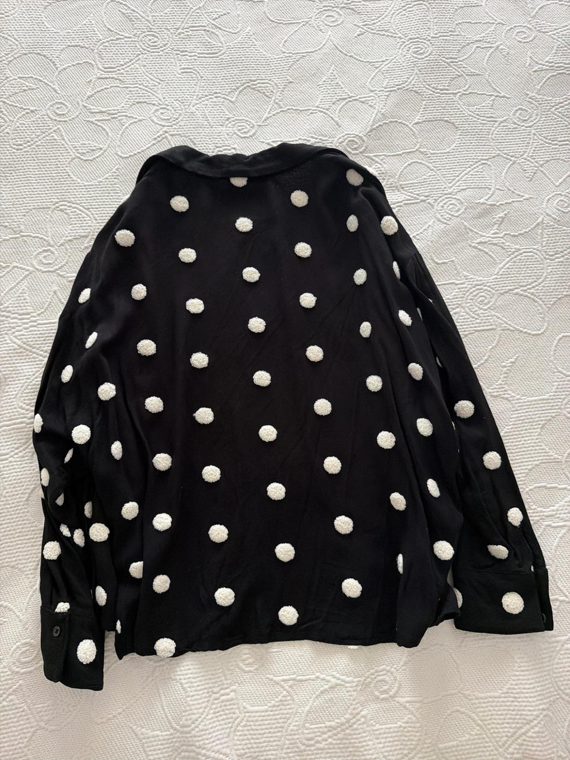 EMBROIDERED POLKA DOT SHIRT - Image 3