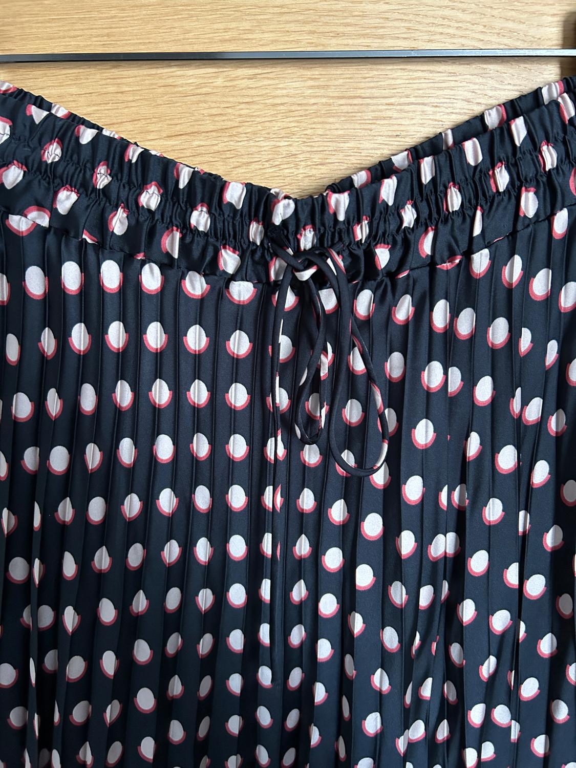POLKA DOT PLEATED SKIRT - Image 2