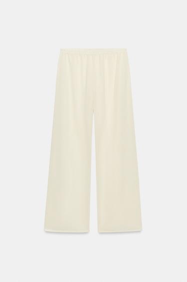 PANTALON DROIT - Écru de Zara - Image 5