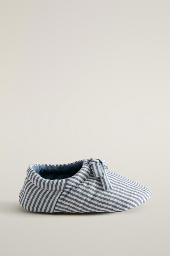 KINDERHAUSSCHUH MIT SCHLEIFE - Blau von Zara - Bild 0