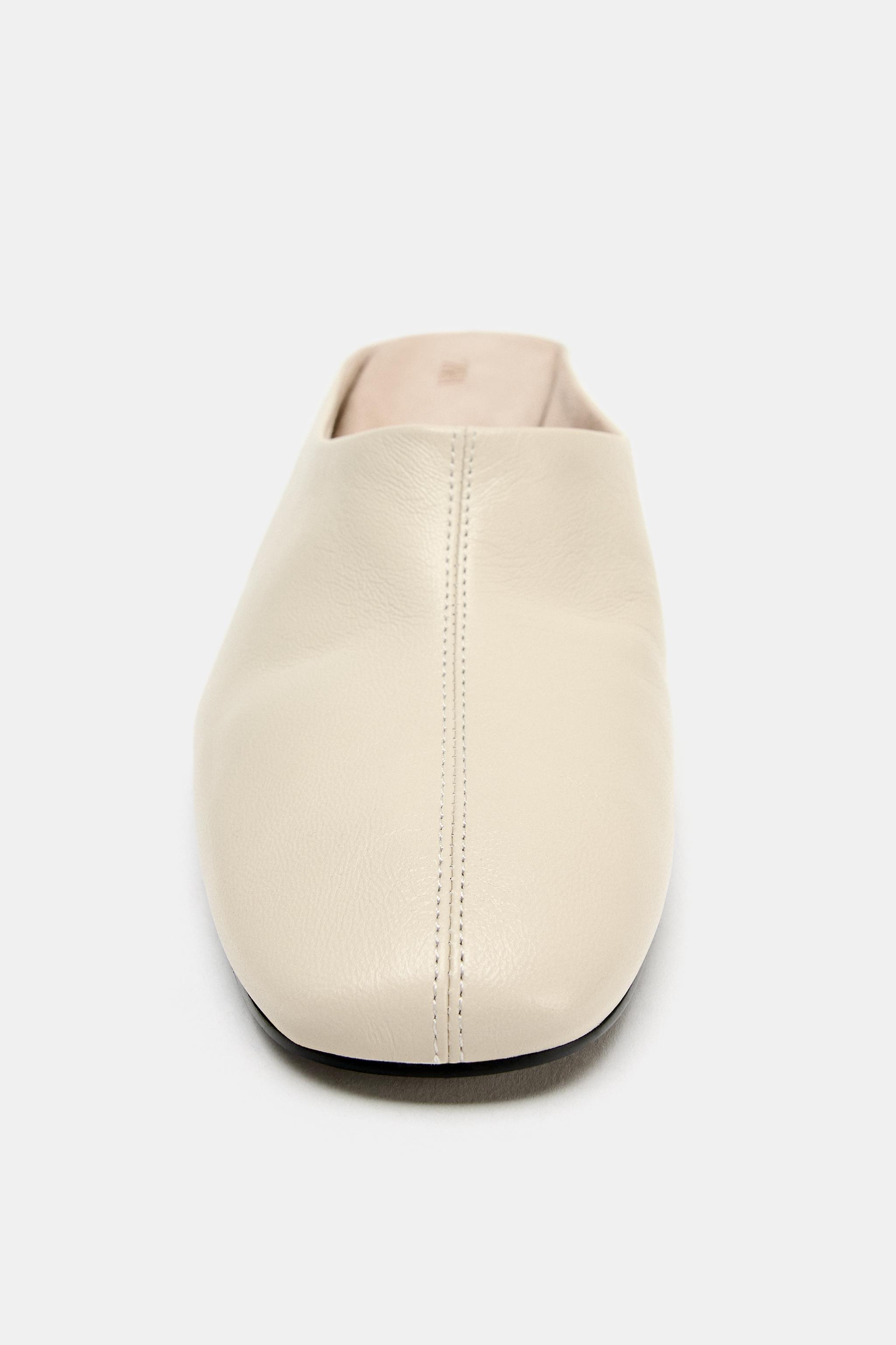 LIMITED EDITION LEATHER WEDGE MULES