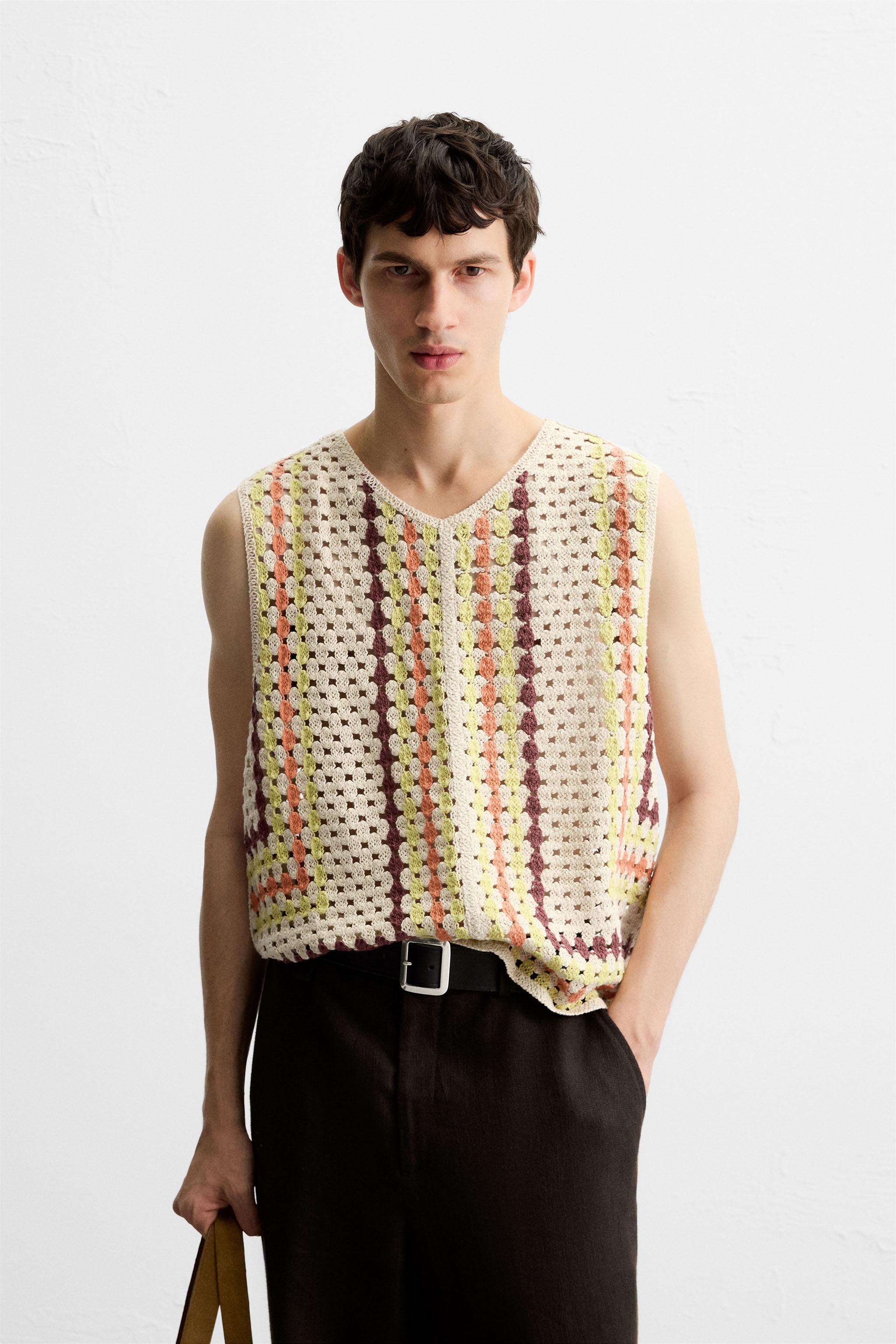 プランクプロジェクトTulleGatheredCrushed Knit Vest PRANK PROJECT(プランク プロジェクト)｜フリルチュールベスト
