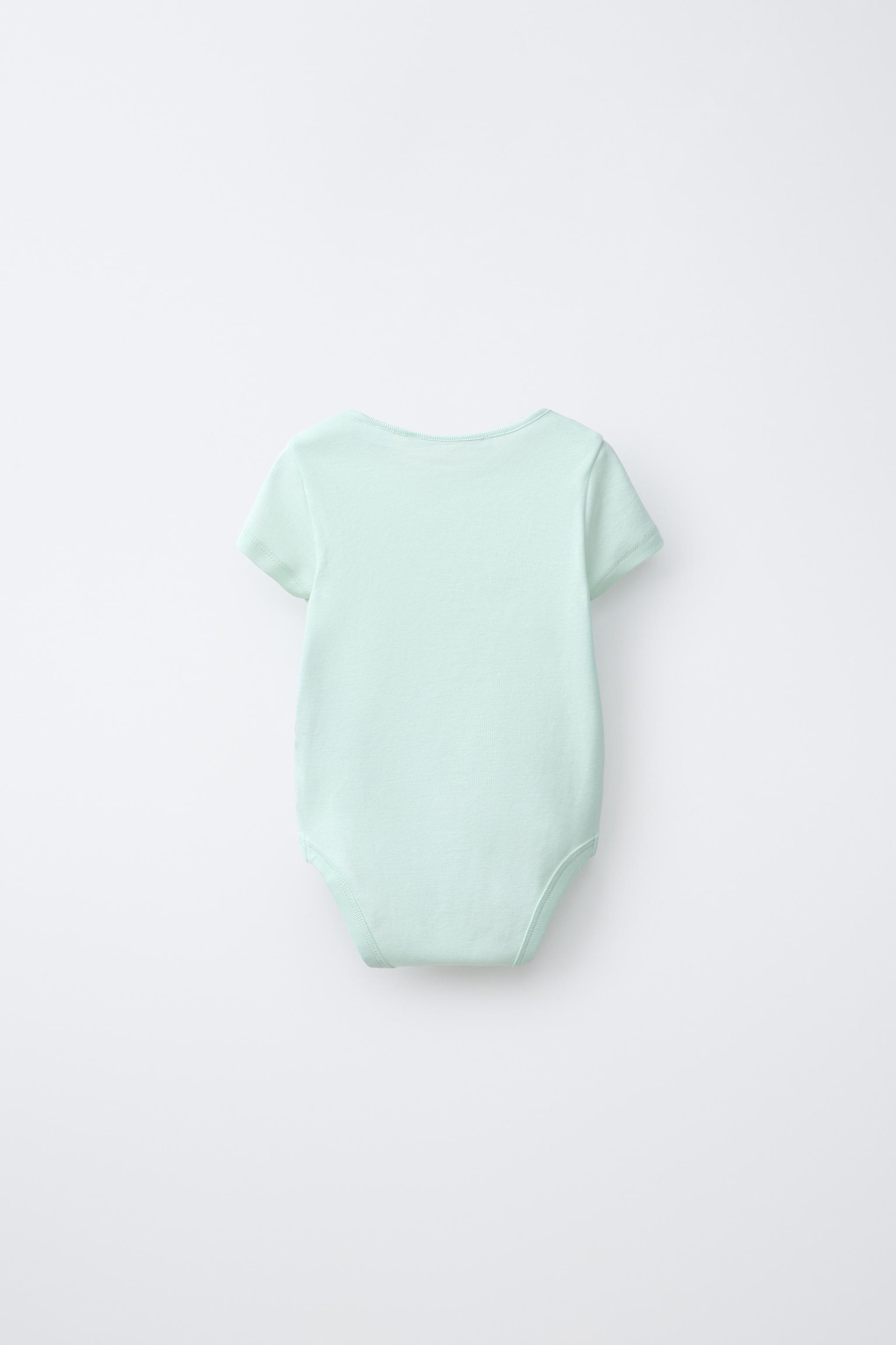 LOT DE CINQ BODYS GOUTTES ET RAYURES
