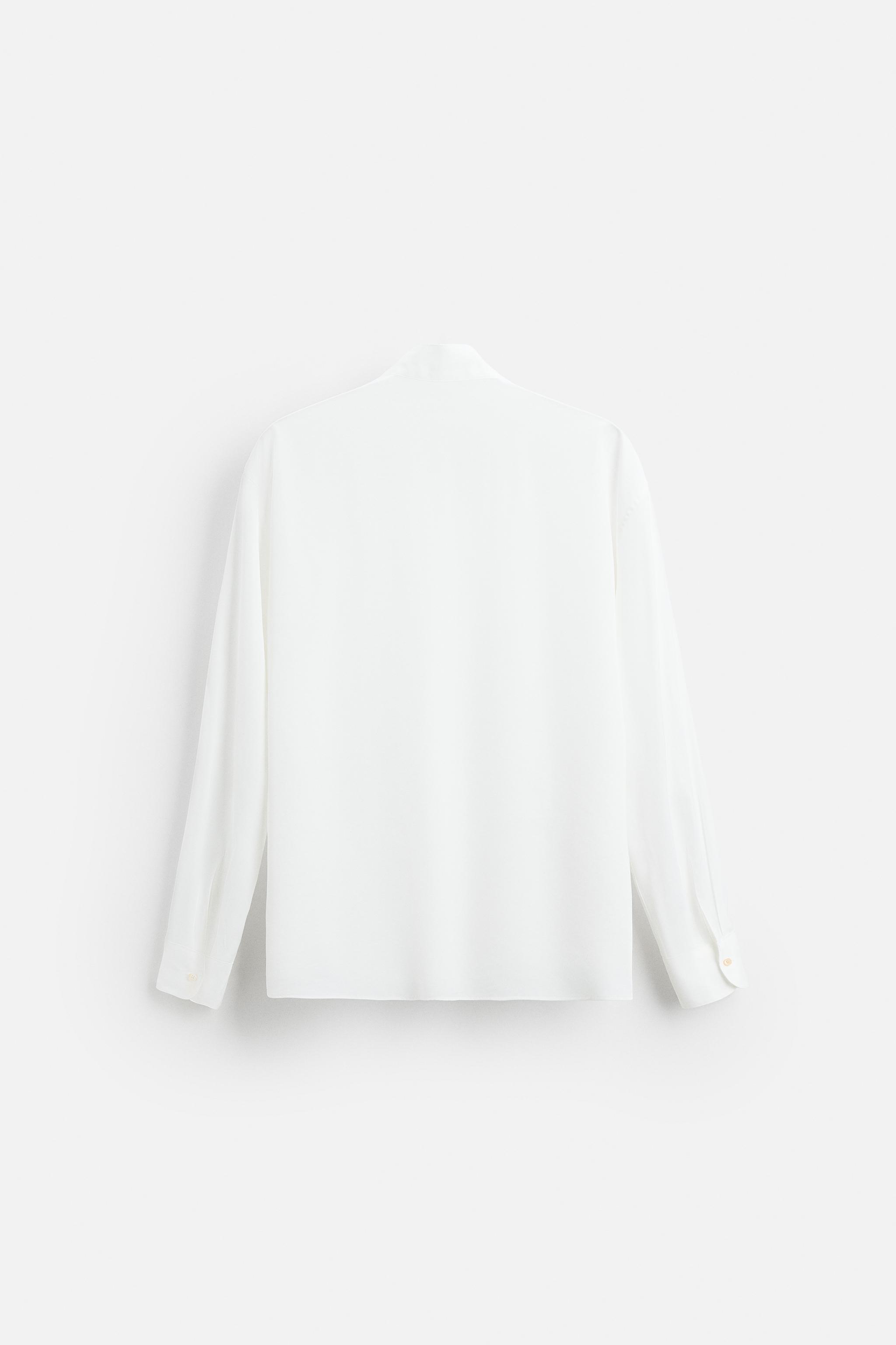 CHEMISE FLUIDE À NOEUD