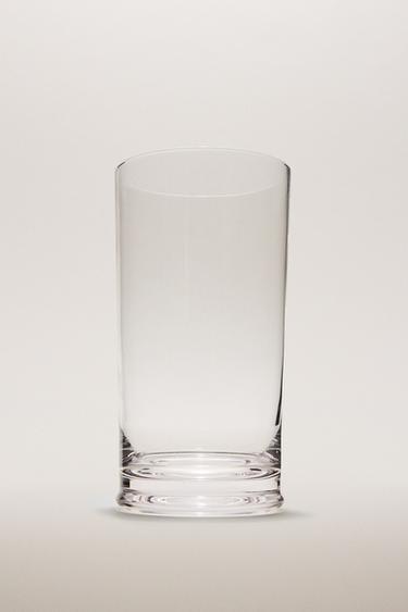 VASO ALTO VIDRIO TRANSPARENTE -  de Zara