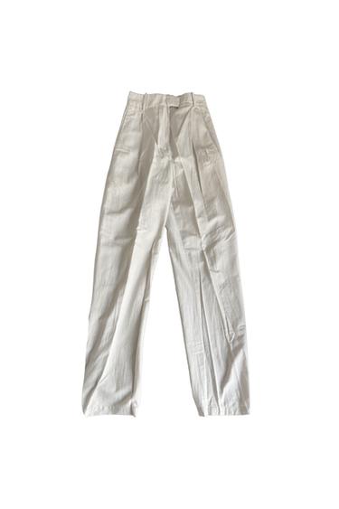 PANTALON À PINCE BEIGE