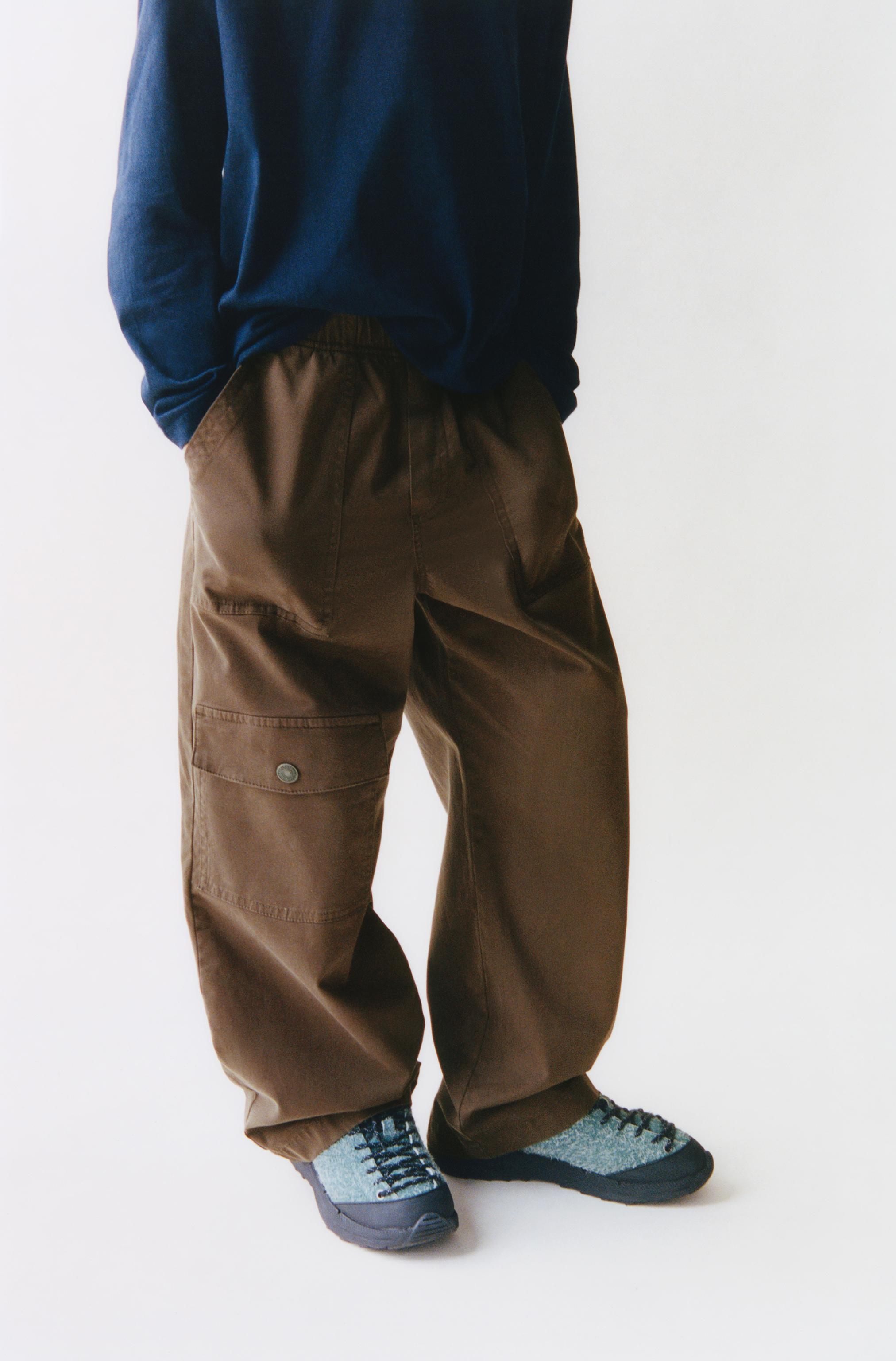 Детские брюки Zara BALLOON CARGO PANTS — фото 7