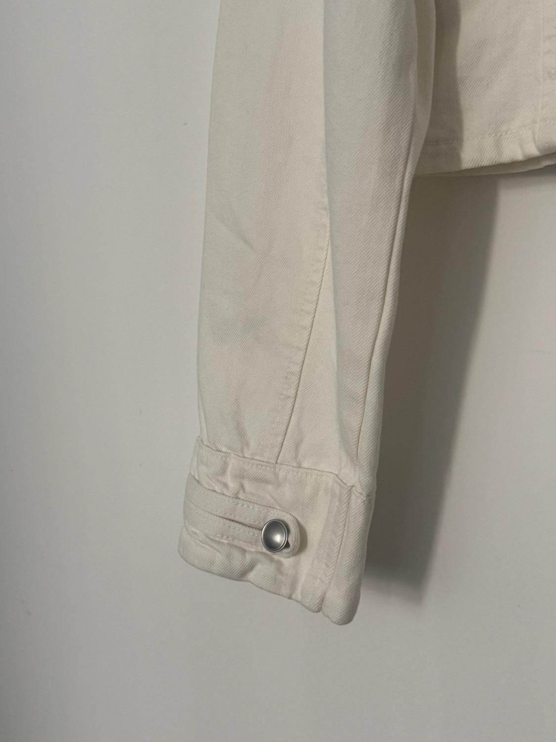 TRF FITTED DENIM JACKET WITH BUTTONS - Image 7