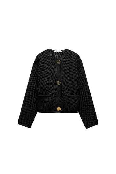 CHUNKY-KNIT CARDIGAN