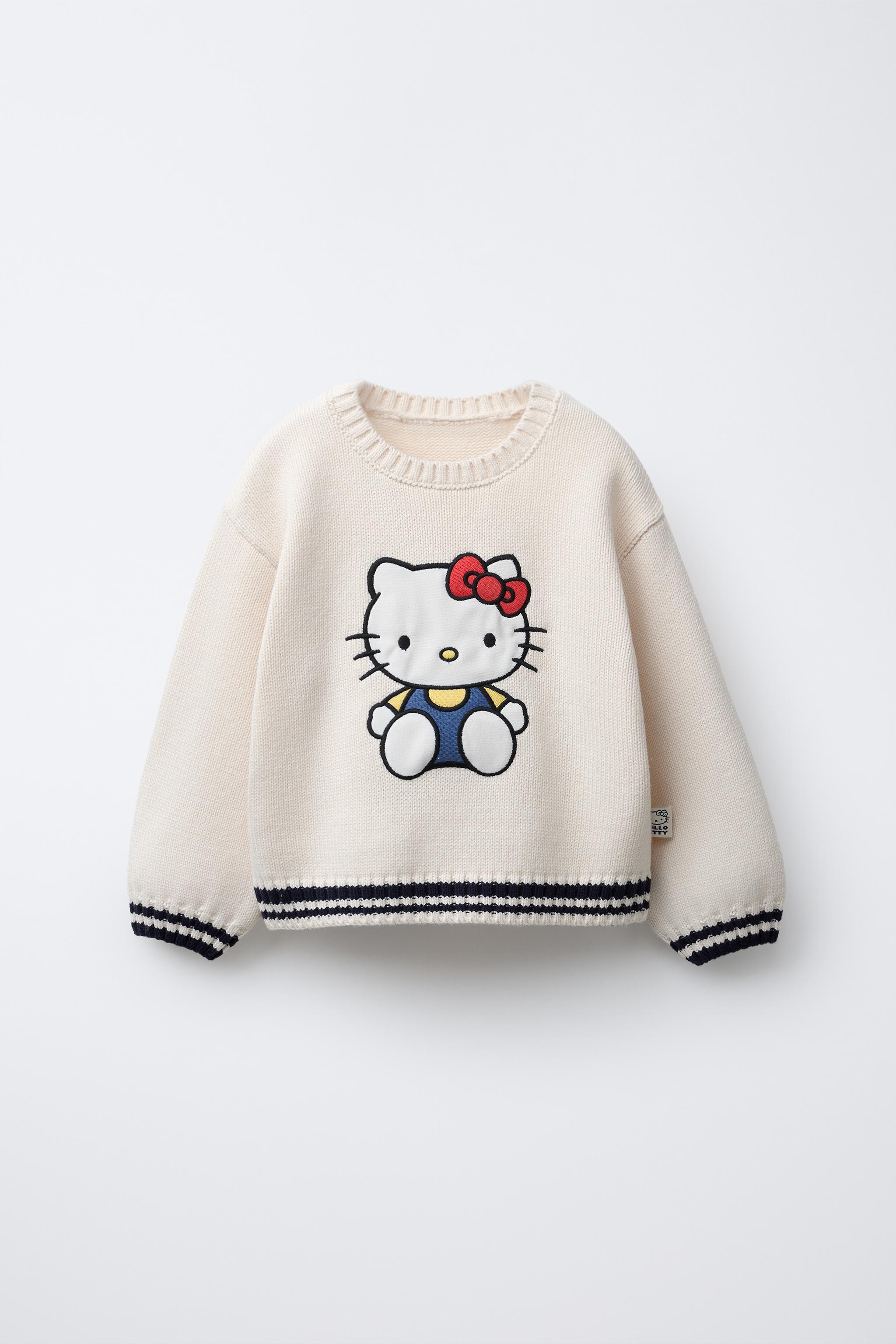 kitty　7月① HELLO KITTY © SANRIO PRINT SWEATSHIRT - Pink | ZARA United