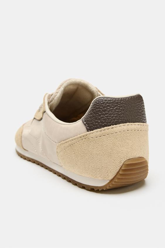 BAREFOOT RUNNING TRAINERS - Brown by Zara - Image 4