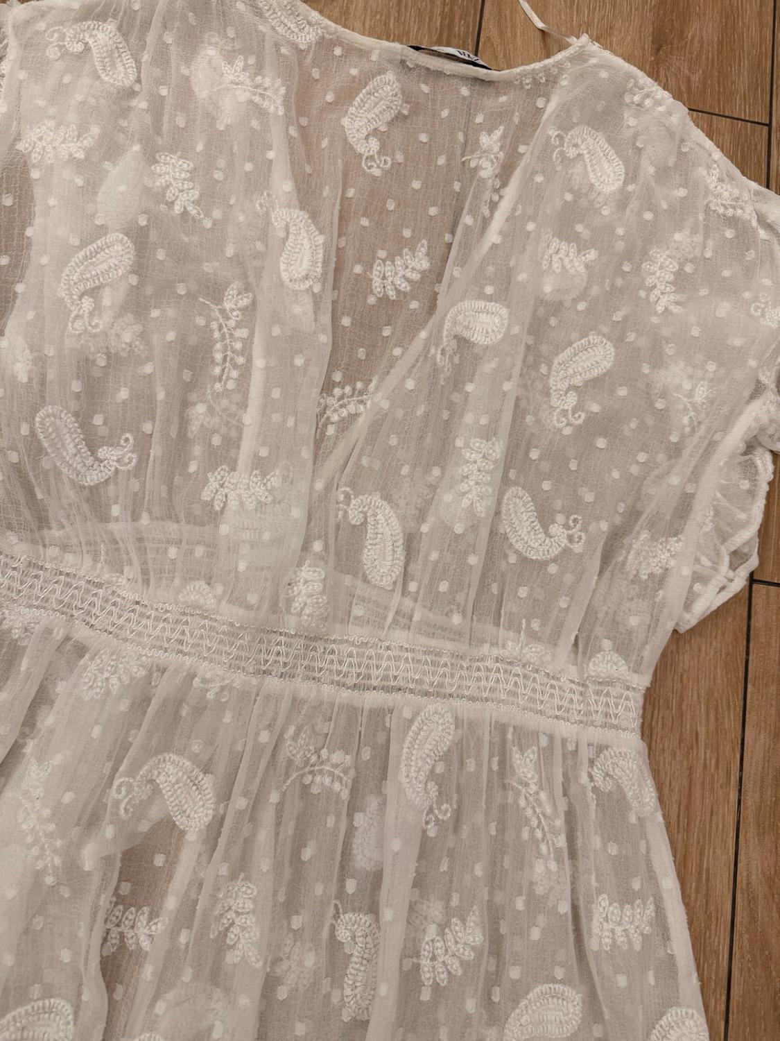 LONG EMBROIDERED BLOUSE - Image 5