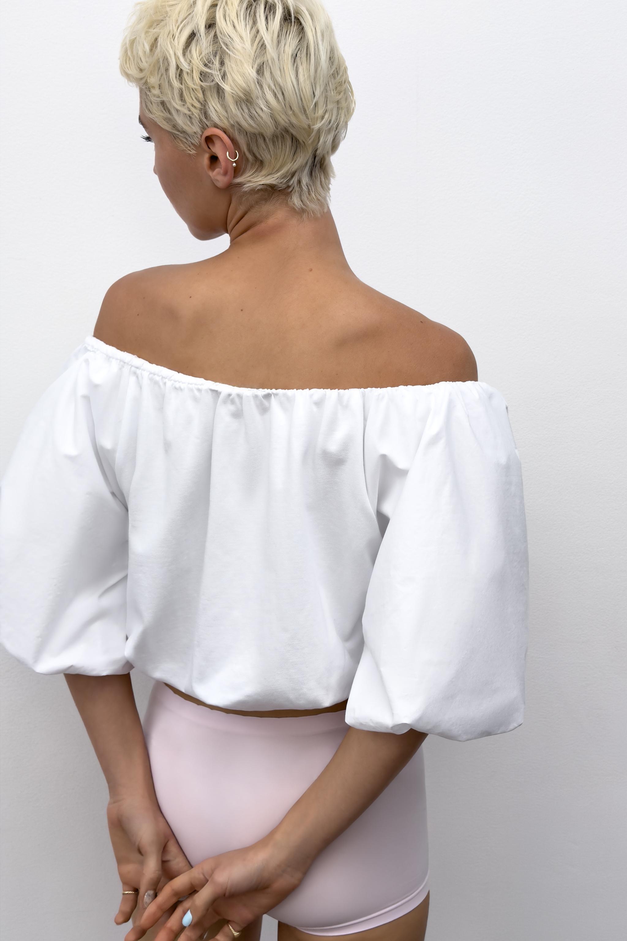 HEAVY COTTON BALLOON TOP