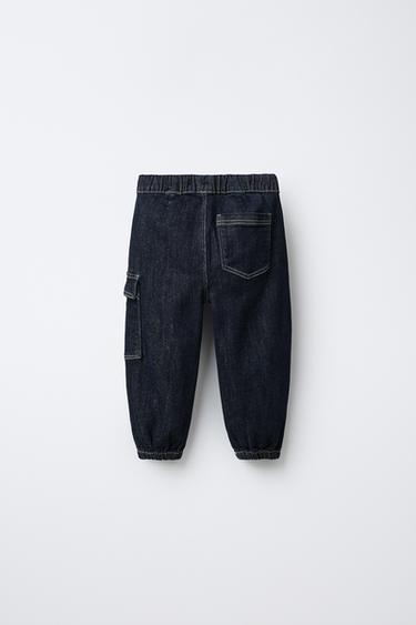COMFORT CARGO JEANS - Blue by Zara - Image 1