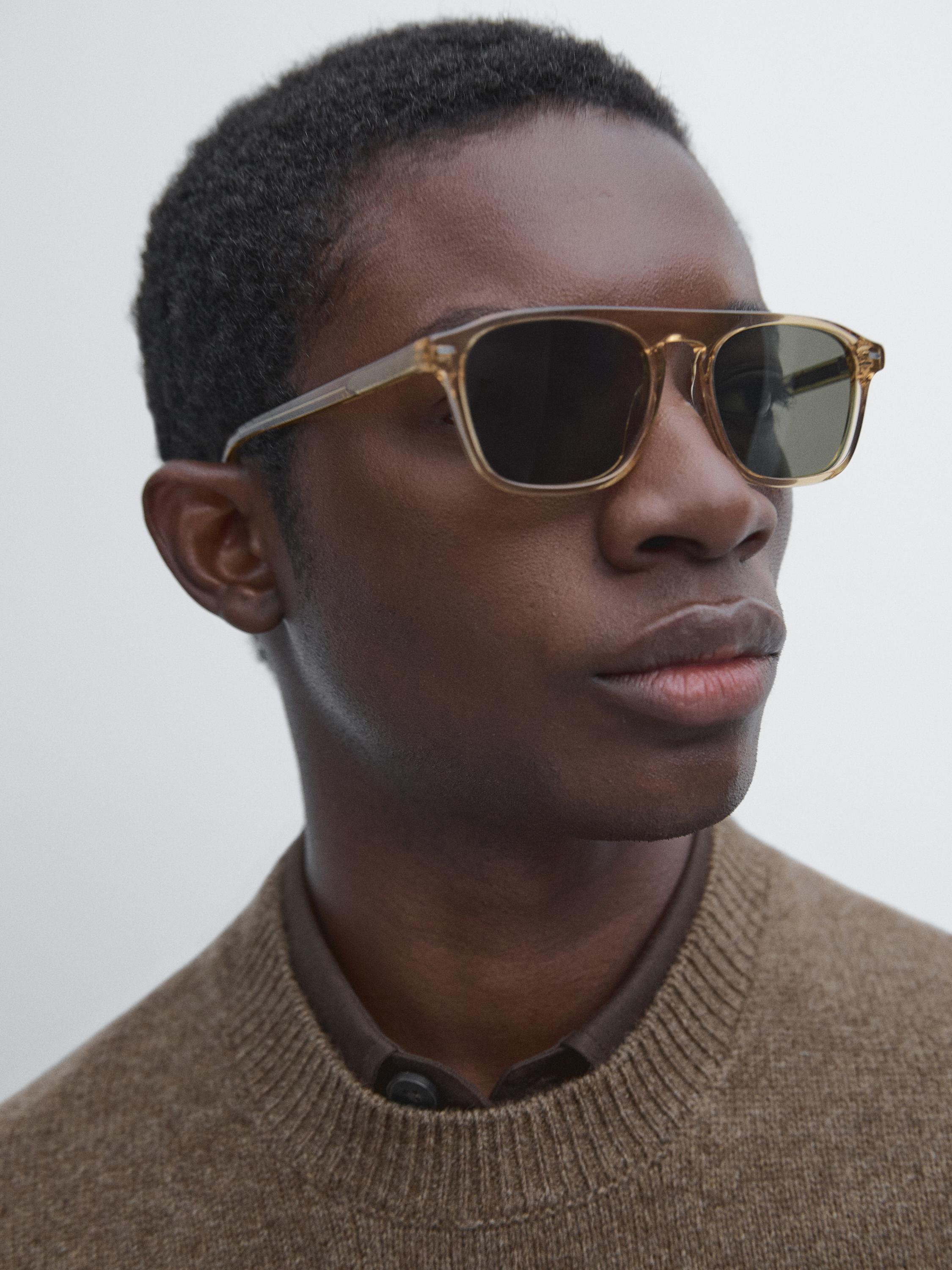 Wool blend jacquard knit sweater