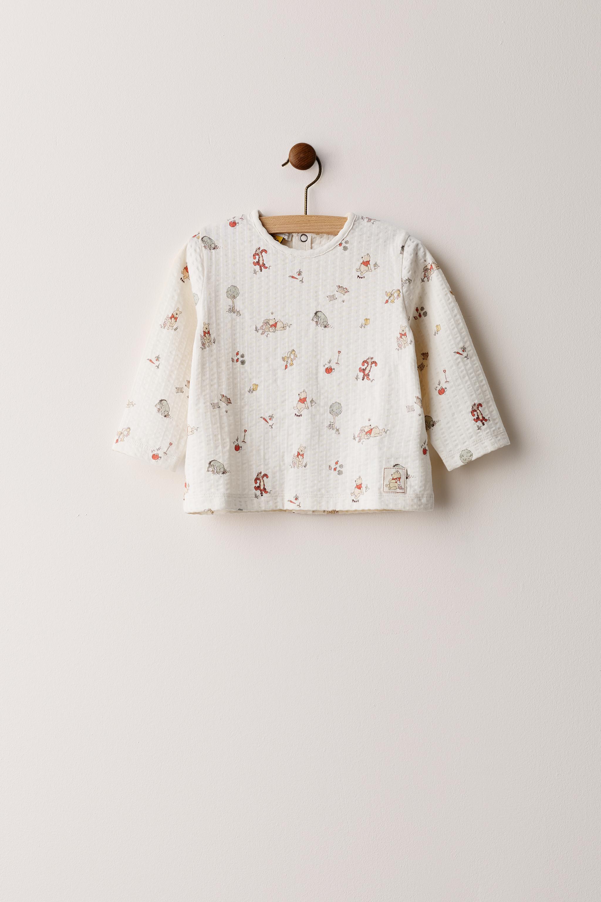 WINNIE THE POOH © DISNEY TEXTURED T-SHIRT — Multicolored