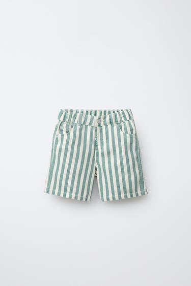 SHORT EN JEAN BAGGY - Raie verte de Zara