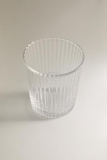 RAISED DESIGN GLASS TUMBLER - 990 by Zara - Image 1