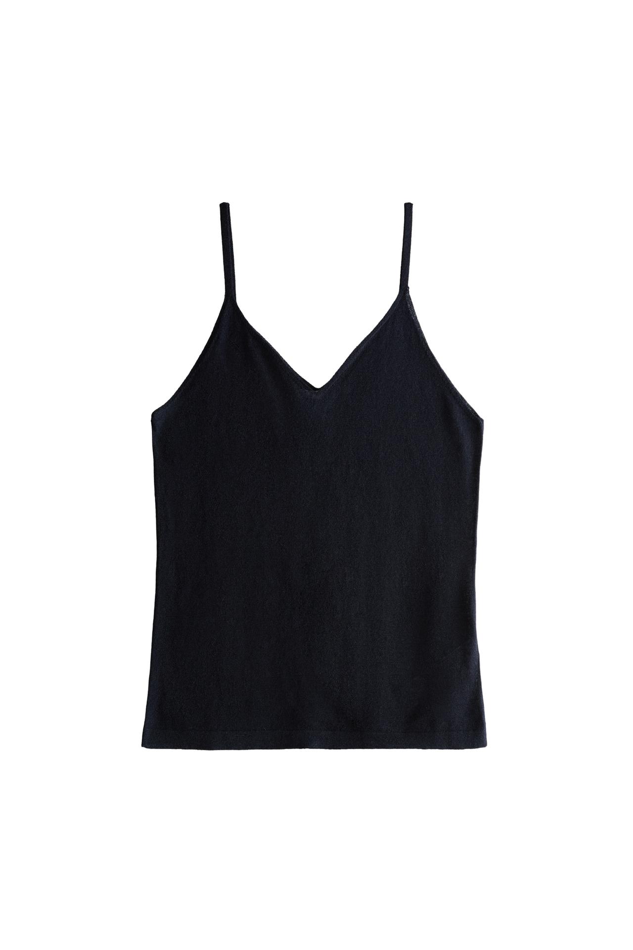 PLAIN WOOL SILK TOP