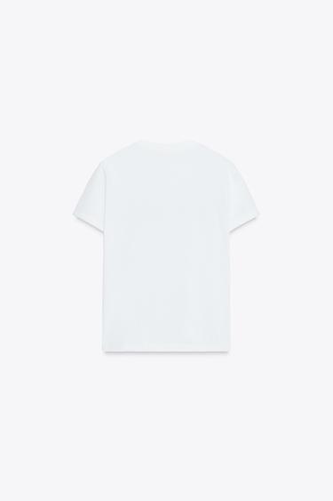 SLOGAN T-SHIRT - White by Zara - Image 6