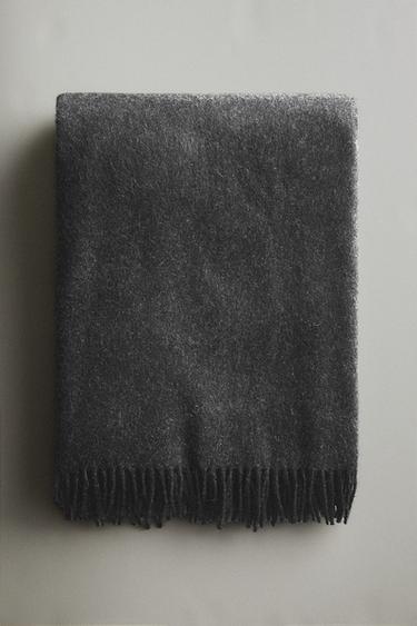 COUVERTURE CACHEMIRE - Gris anthracite de Zara - Image 4