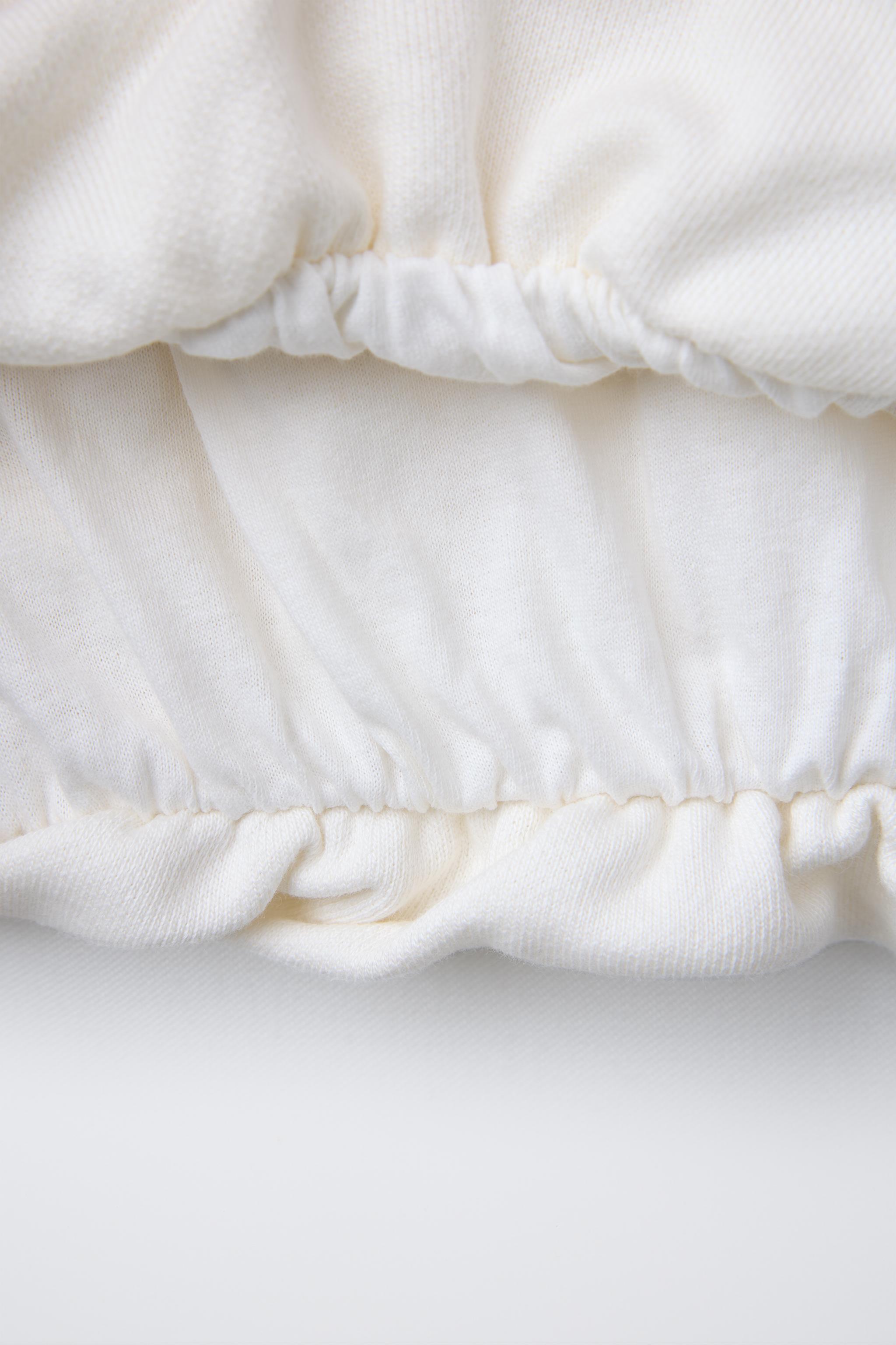 PRINTED BALLOON HOODIE - Oyster-white | ZARA United States