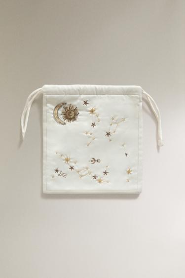 SAC MOYEN BRODÉ | MARISA BERENSON - Beige de Zara - Image 2