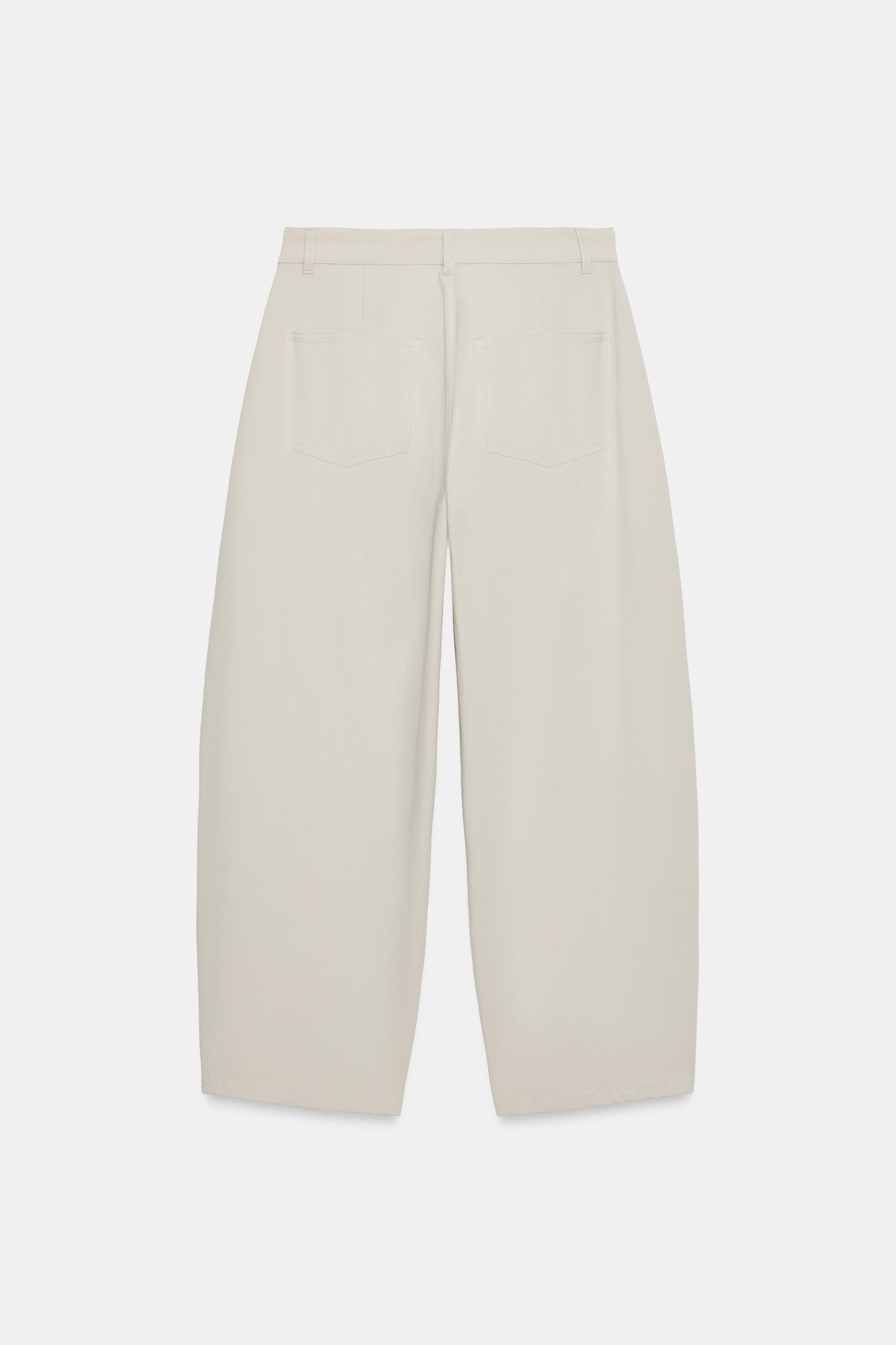Женские брюки Zara ZW COLLECTION WIDE-LEG PANTS — фото 7