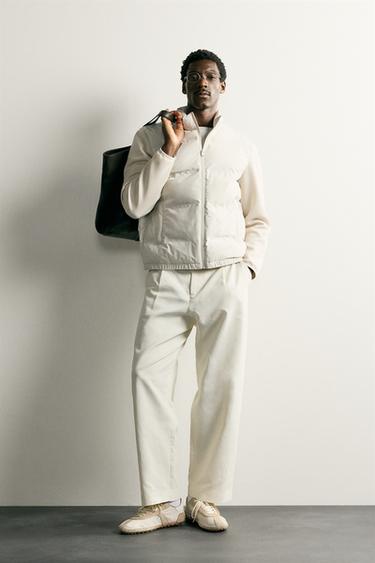 QUILTED JACKET - Ecru by Zara
