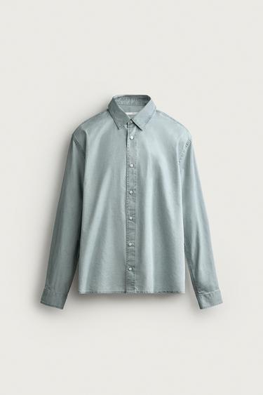 CAMISA RELAXED FIT LAVADA - Piedra de Zara