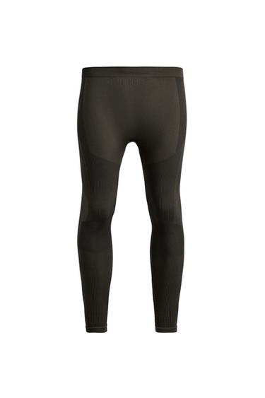 COLLANT DE COMPRESSION PREMIÈRE COUCHE SKI - Marron de Zara