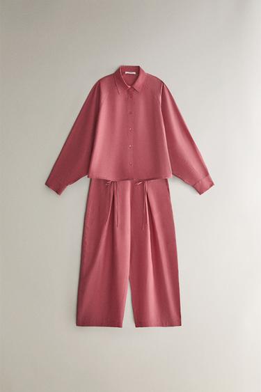 CHEMISE À PLIS - Rose de Zara - Image 3