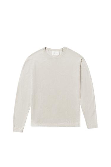 LEICHTER PULLOVER AUS 100 % HANF - Anthrazit von Zara