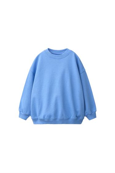 ENOBARVEN OVERLOCK PULOVER - Kraljevsko modra od Zare