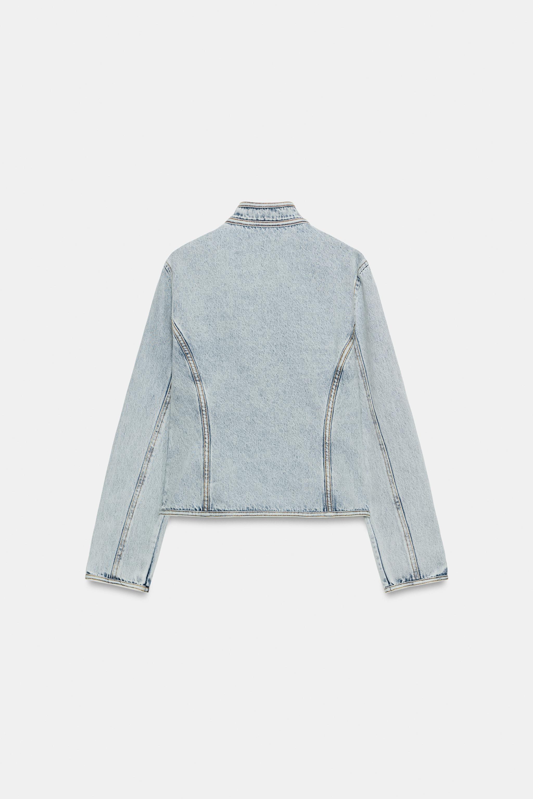 ZW COLLECTION FIT DENIM CEKET - Açık mavi | ZARA Türkiye / Turkey