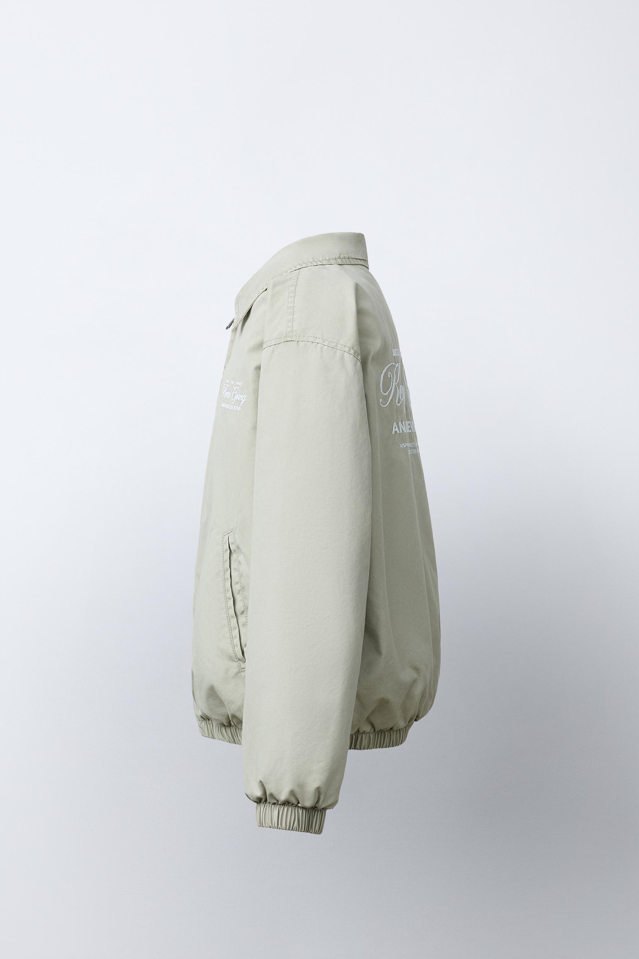 BLOUSON BOMBER À INSCRIPTION BRODÉE