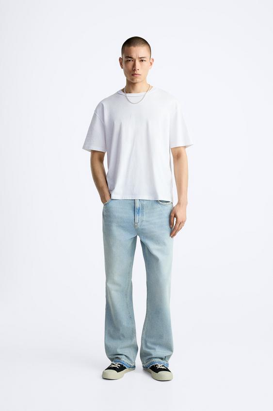 FLARED FIT JEANS - Light blue | ZARA Turkey