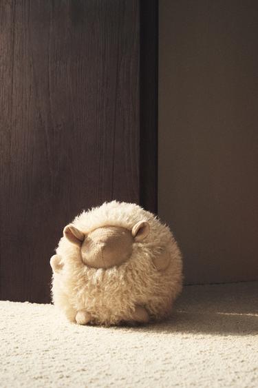 BUTÉE DE PORTE MOUTON NOËL - Écru de Zara - Image 4