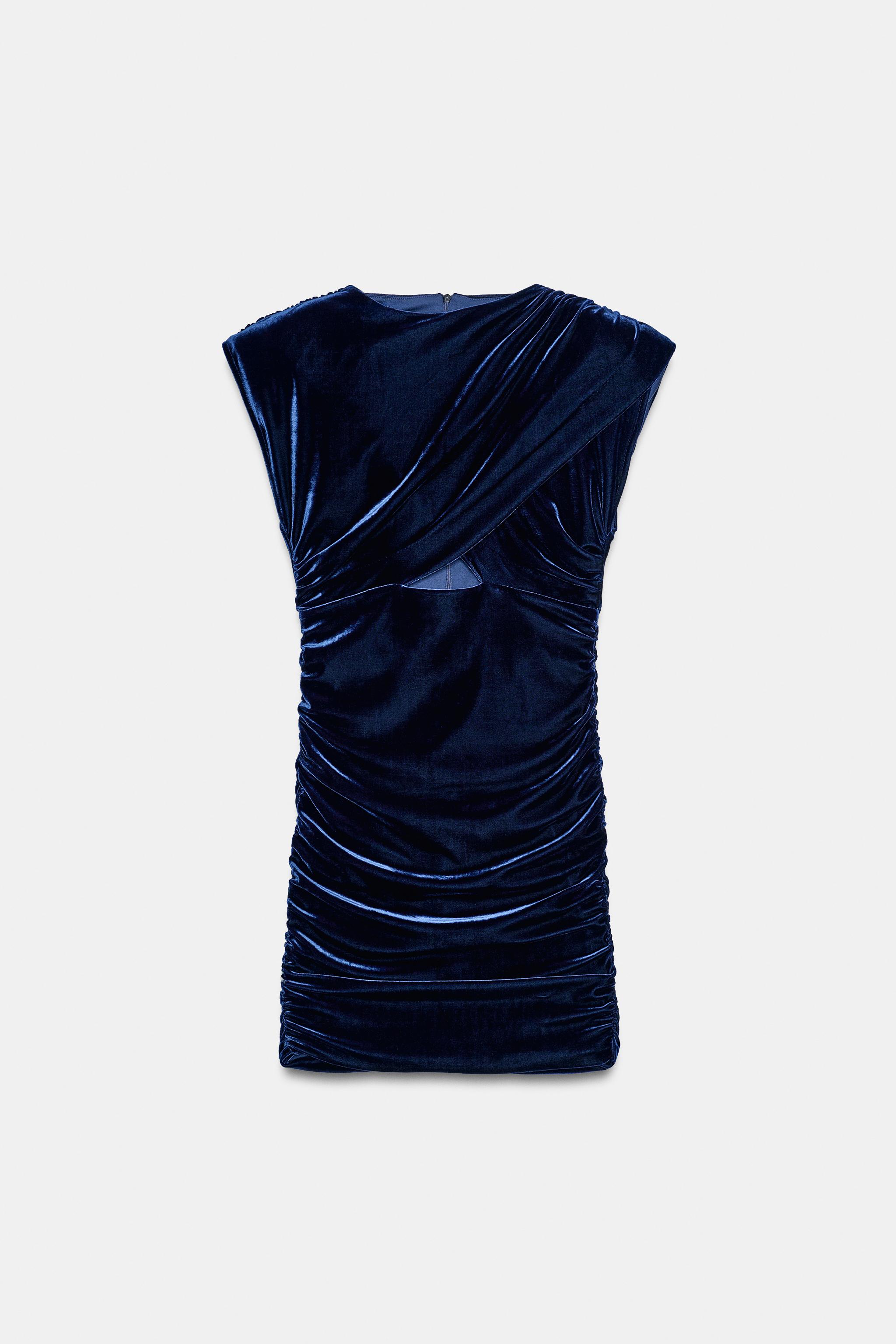 ROBE COURTE VELOURS OUVERTURE