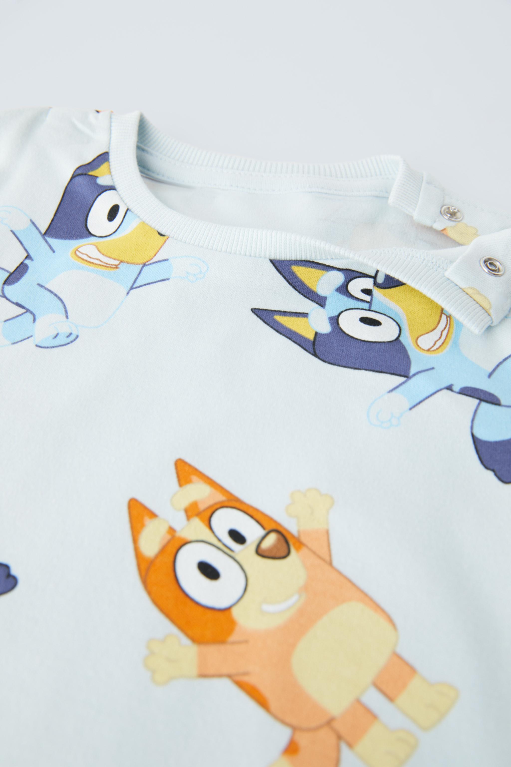 1-6 YEARS/ BLUEY © LUDO STUDIO PRINT PYJAMAS - Blue