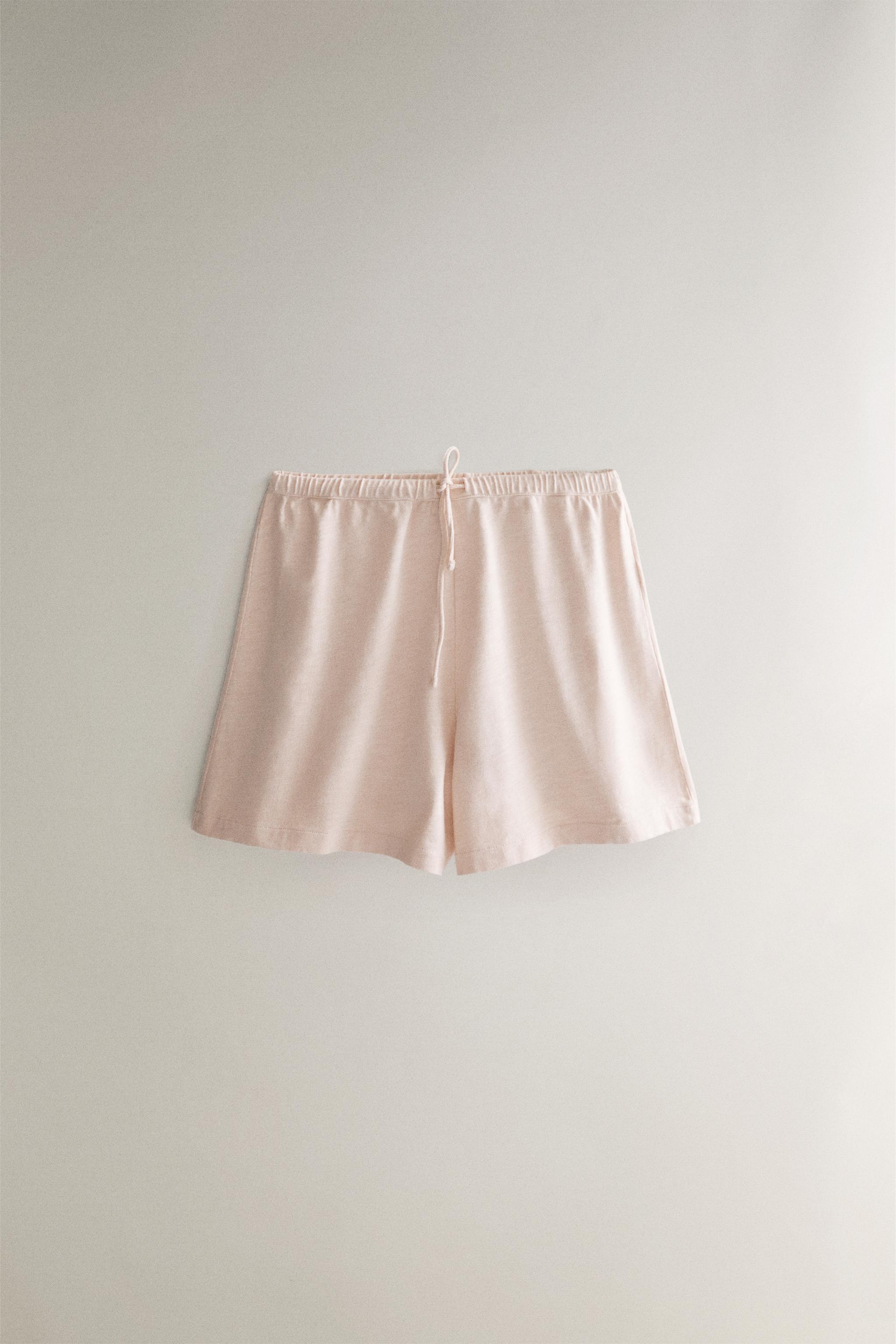 COTTON SHORTS — Pink