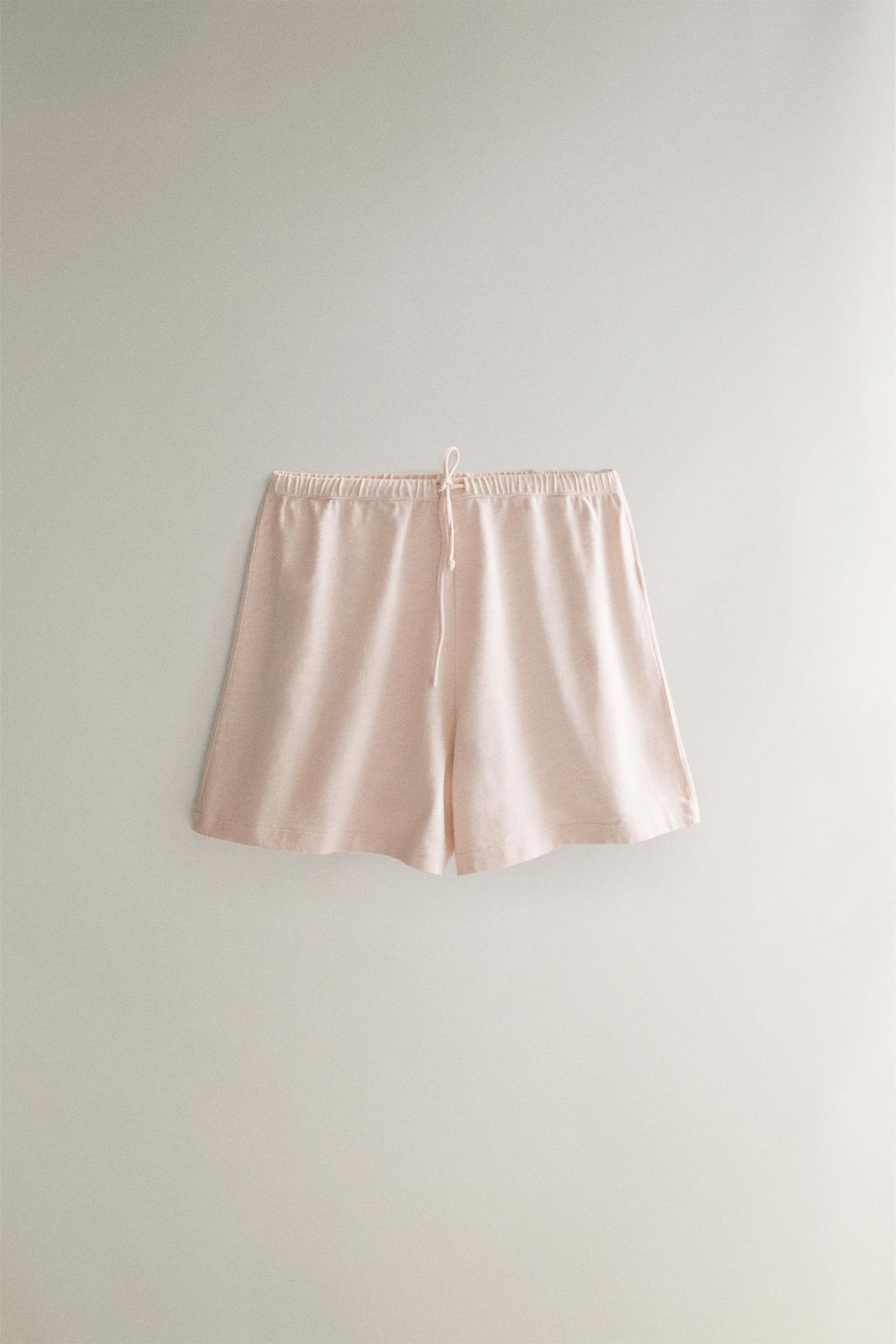COTTON SHORTS — Pink