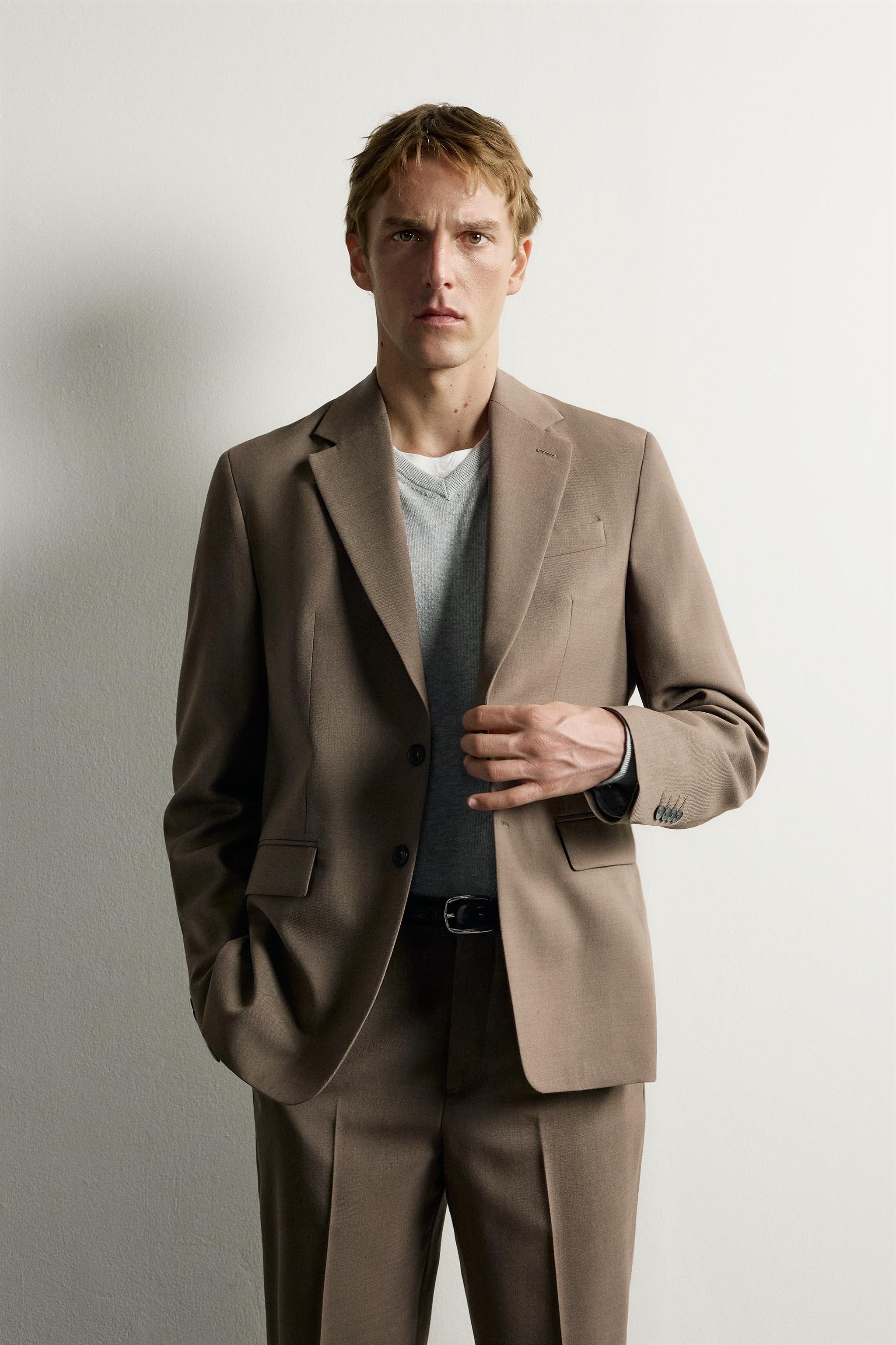 REGULAR FIT SUIT BLAZER