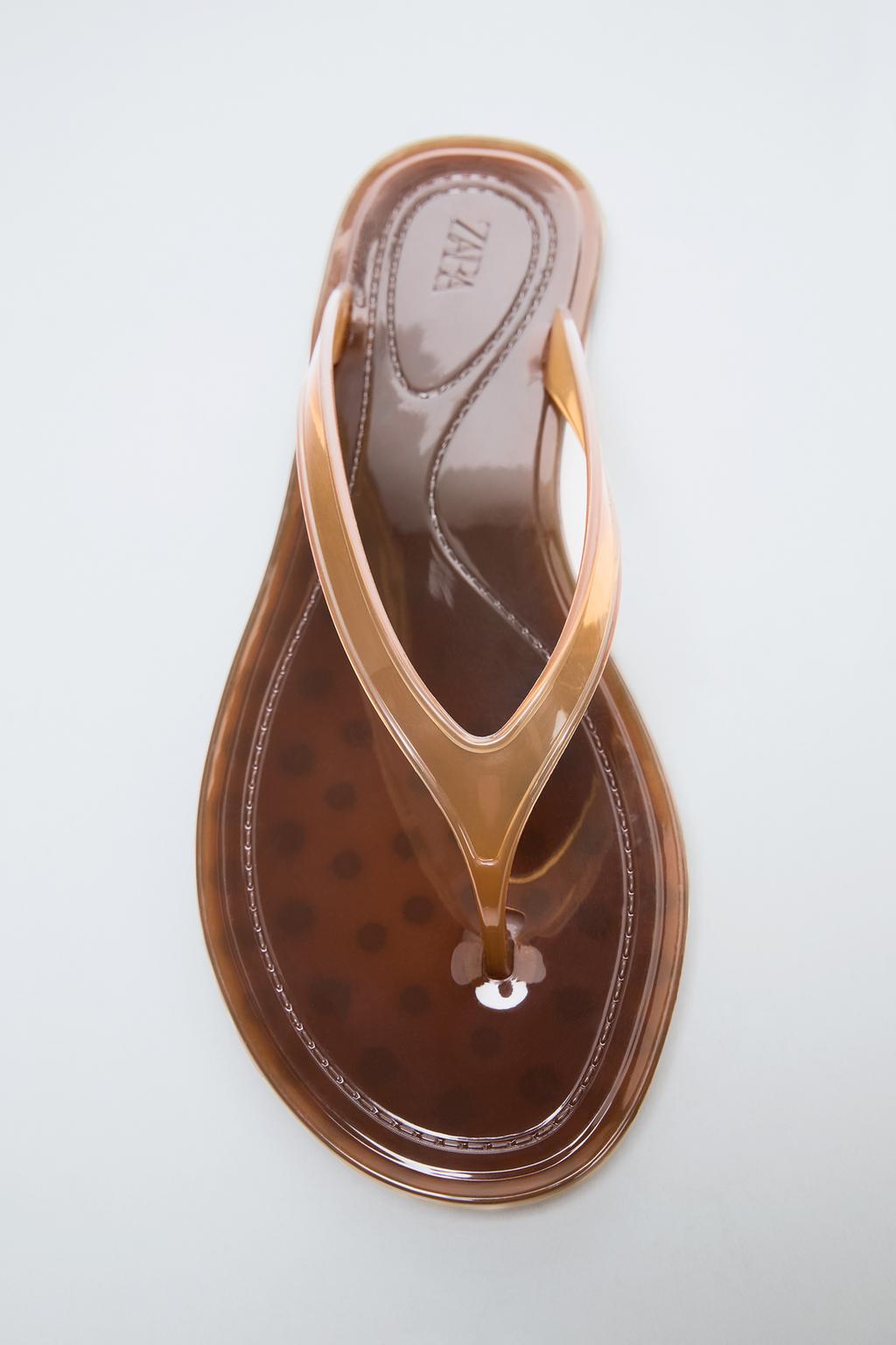JELLY TOE POST SANDALS