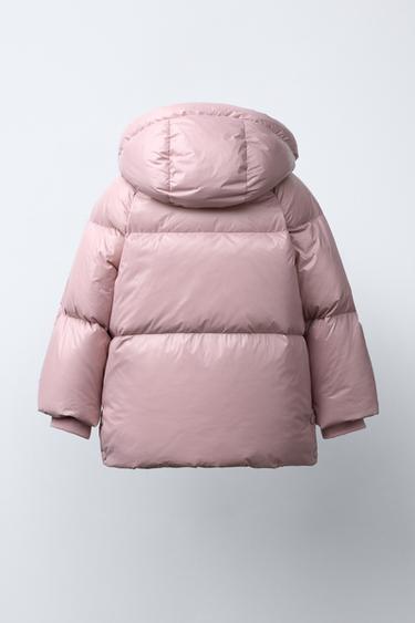 DOUDOUNE EN PLUME ET DUVET DÉPERLANTE - Rose de Zara - Image 3