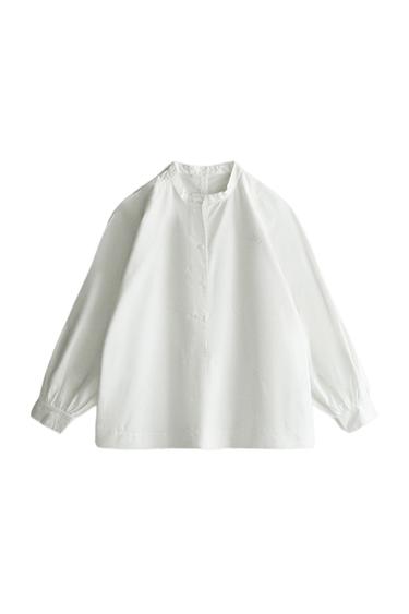 EMBROIDERED COTTON SHIRT - White by Zara